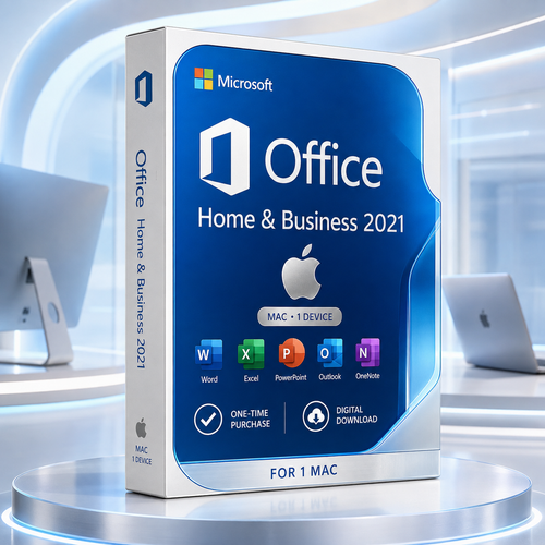 Microsoft Office 2021 Home and Business digital download for one Apple Mac
