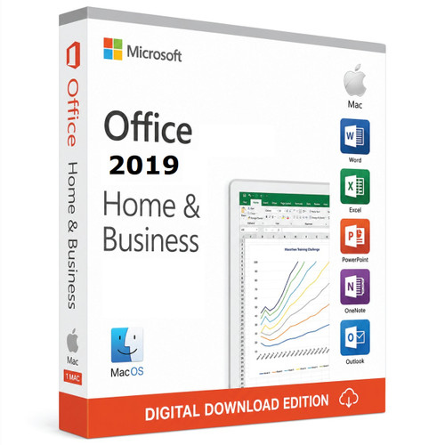 Genuine MS Office 2019 Home and Business (for Mac only) - Key for 1 MAC