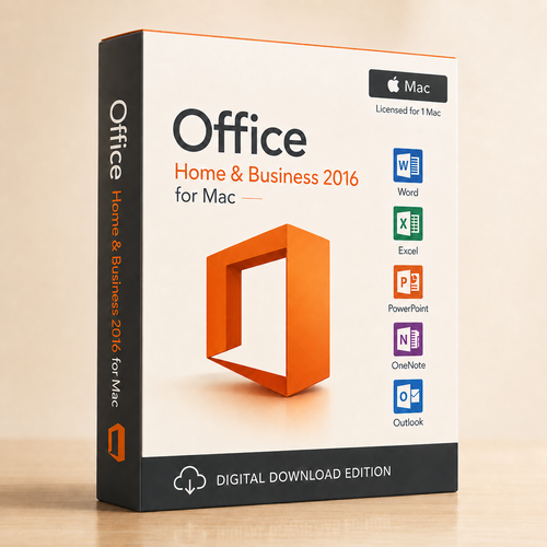 Microsoft Office Home & Business 2016 for Mac – one-time digital licence for 1 Mac