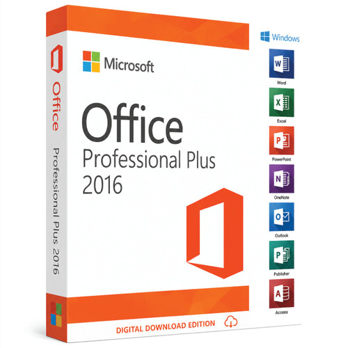 Genuine MS Office 2016 Professional Plus (For Windows PC only)