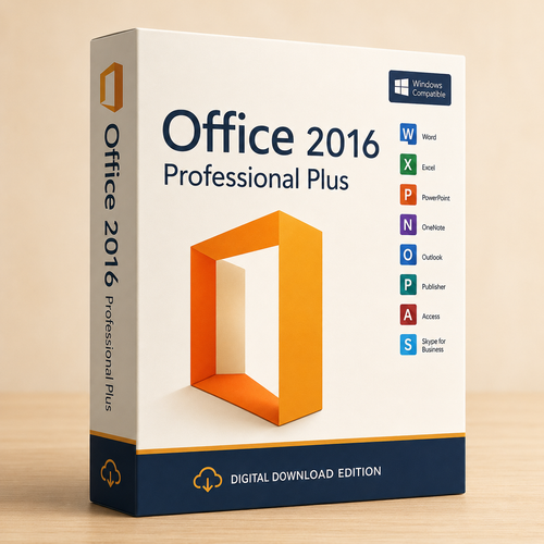 Genuine MS Office 2016 Professional Plus (For Windows PC only)