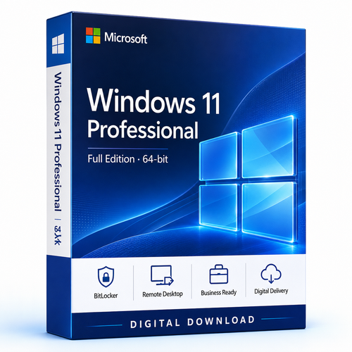 Microsoft Windows 11 Professional – 64-bit Full Edition