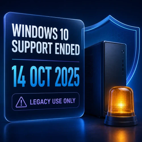 Windows 10 support ended 14 October 2025 — legacy use notice