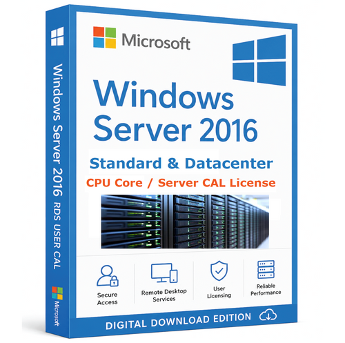 Microsoft Windows Server 2016 Standard / Datacenter Edition