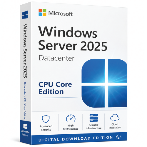 Windows Server 2025 Datacenter CPU Core Edition