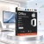 Microsoft Office 2021 Home and Business for Mac displayed in a luminous silver Mac showroom