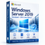 Microsoft Windows Server 2019 Standard CPU Core Edition digital download 3D product box with Azure datacentre and security design.