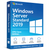 Microsoft Windows Server 2019 Standard CPU Core Edition digital download 3D product box with Azure datacentre and security design.