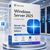 Microsoft Windows Server 2025 Datacenter Server CAL licence with 16-core base and Server CAL options in an enterprise datacenter showroom