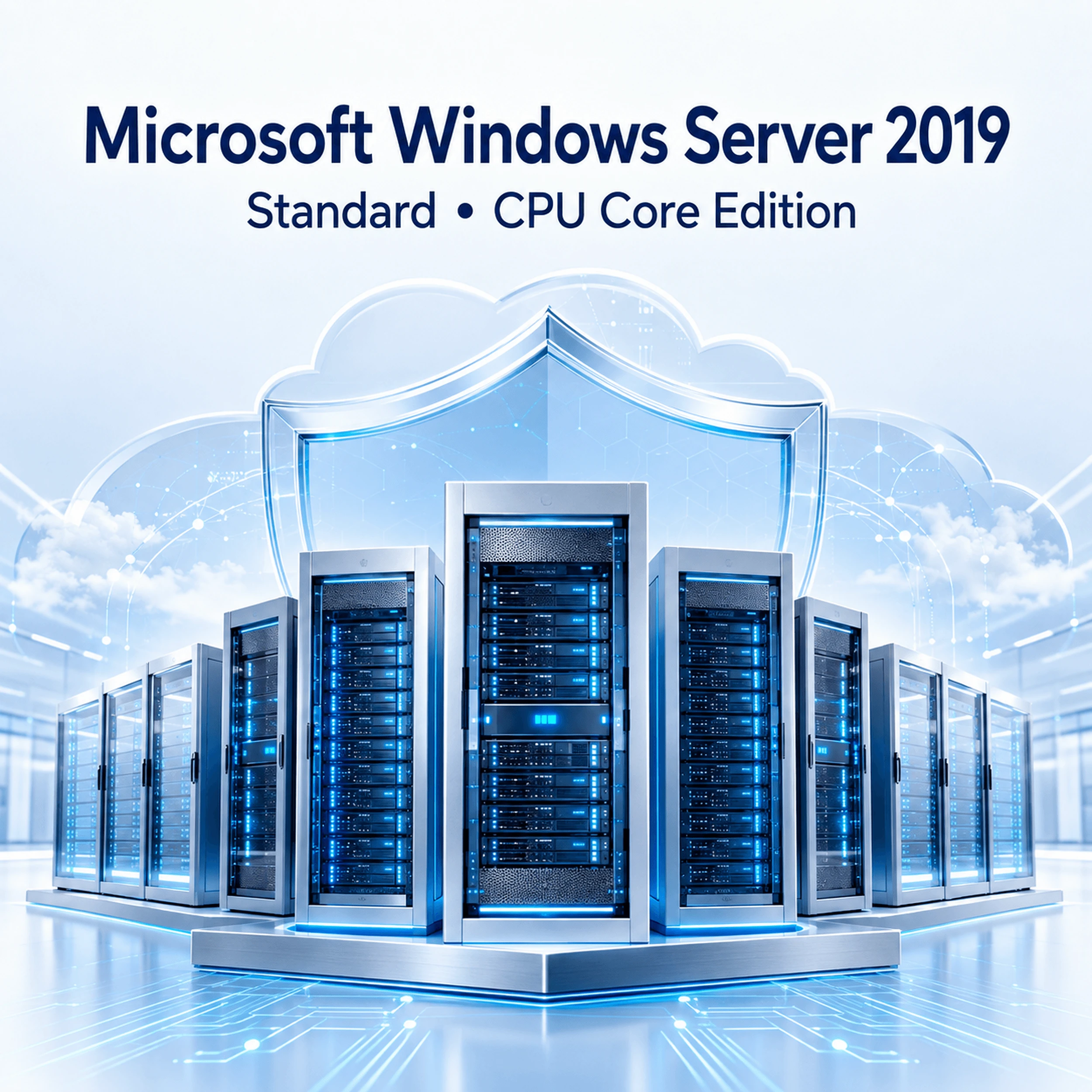 Windows Server 2019 Standard CPU Core licensing for business infrastructure