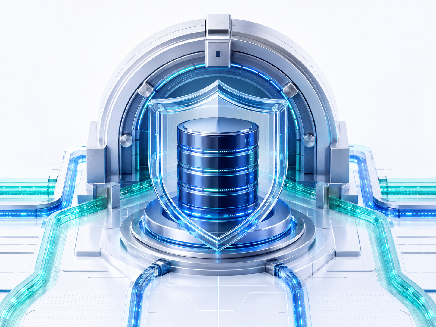 Database protected by an enterprise security shield