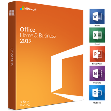 Genuine Microsoft Office 2019 Home & Business (for Windows 10 or ...