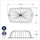 Cast Fluted Loaf Pan with Keeper