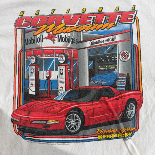 Vintage National Corvette Museum Kentucky Graphic Tee - XL