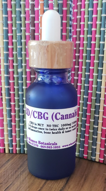 CBD/CBG 1000MG/1000MG MCT Tincture