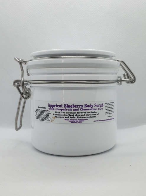 Apricot Hull Scrub with Grapefruit and Clementine EOs - Wise Women Botanicals