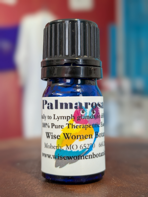 Palmarosa Essential Oil bottle
