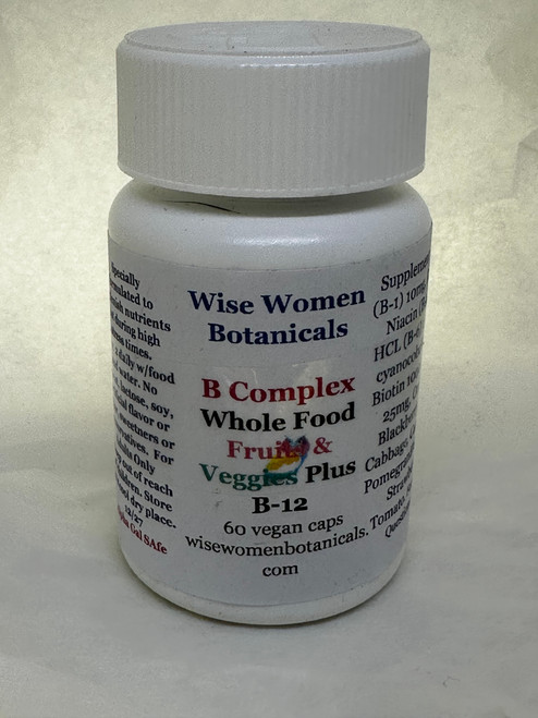 B Complex Whole Food Fruit & Veggies Plus B-12