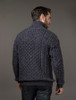 Mens Wool Turtleneck Sweater - Cormorant