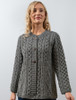 Women's Merino Wool A-Line Fit Cardigan - Grey