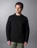 Roll Neck Sweater - Fisherman Sweater - Black Raven