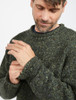 Roll Neck Sweater - Fisherman Sweater - Green