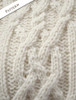 Pattern Detail of Merino Wool Buttoned-Up Cardigan