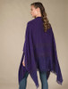 Lambswool Celtic Ruana Wrap - Purple Wine