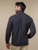 Buttoned Merino Wool Sweater - Cormorant