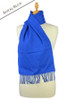 Fine Merino Scarf - Royal Blue