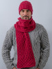 Men's Wool Cashmere Honeycomb Scarf - Brambleberry