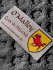 O'Malley Clan Scarf - Label