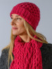 Women's Wool Cashmere Aran Honeycomb Hat - Brambleberry