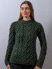 Cable Knit Aran - Seaweed