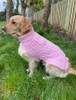 Aran Dog Coat - Pink