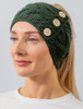 Super Soft Cable Stitch Headband - Seaweed