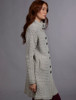 Trellis Aran Coat - Silver Marl