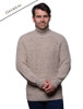 Fisherman's Merino Ribbed Turtleneck Sweater - Oatmeal