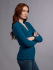 Wool Cashmere Cable V-Neck Sweater - Teal Harbour