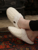 Irish Adult Slippers - Aran White