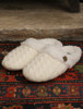 Irish Adult Slippers - Aran White