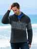 Merino Celtic Jacquard - Charcoal