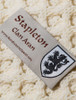 Stapleton Clan Aran Throw - Label