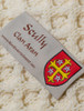 Scully Clan Aran Throw - Label