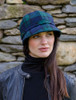 Ladies Tweed Flapper Cap - Blackwatch