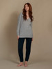 Wool Cashmere Aran Cable Leggings - Forest Glade