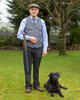 Handmade Irish Tweed Waistcoat - Grey Herringbone