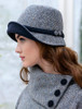 Ladies Tweed Clodagh Cap - Grey