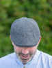 Tweed Duck Bill Panel Cap – Grey Herringbone