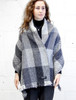 Wool Country Stole - Multi-Grey 